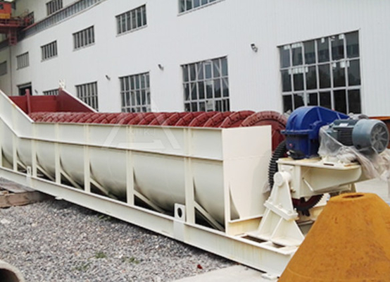 11KW * 2 Kum Elek Titreşimli Elek Makinesi 240 TPH Çakıl Vidalı Spiral Büyük Kapasiteli