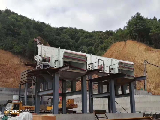 Agrega Beton tesisi için Yüksek Verimli Lineer Titreşimli Elek Elek Titreşimli Makine