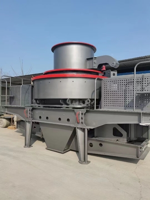 Çakıl Granit Çakıl Dikey Milli Darbeli Kırıcı 1360r / dak Mobil Kum Yapma Makinesi