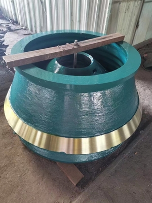 Koni Kırıcı Manganez Döküm Manto Kase Liner Takım Elbise  H3800 4800 CH440 CS440 HP300 Metso