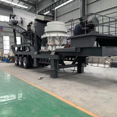 Madencilik ve Taş Ocağında PEW1100 300Kw Taşınabilir Kırma Tesisi Kırıcı İnşaat Makinesi