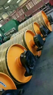Otomatik Bantlı Konveyör 415V,440V 400mm Taş Ocağı ve Maden Taşıma Kömür Tripper Konveyörü