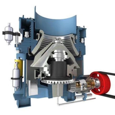250Kw Madencilik Kırma Ekipmanları 440 TPH HP300 Konik Kırıcı Hidrolik