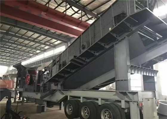 Madencilik ve Taş Ocağında PEW1100 300Kw Taşınabilir Kırma Tesisi Kırıcı İnşaat Makinesi