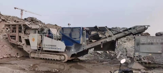 Taşınabilir Kaya Kullanılmış Mobil Kırıcı MR110 Z EVO2 Palete Monte 2018'de Üretildi