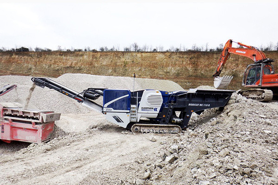 Palet Üstü İkinci El Taşınabilir Çeneli Kırıcılar MC 110 R EVO 248 Kw