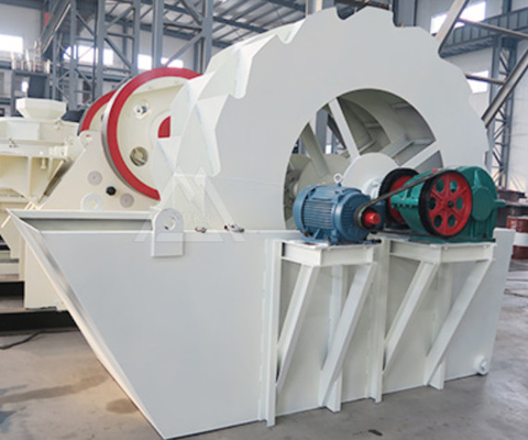 250 TPH 60t/h Kova Tekerlek Kum Yıkayıcı Kum Vidası Spiral Eksantrik Mil Titreşimli Elek