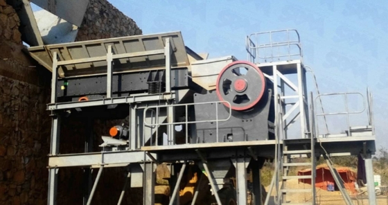 Ocağı Kaya Madenciliği için PE Parça Üstü Çeneli Kırıcı Makinesi
