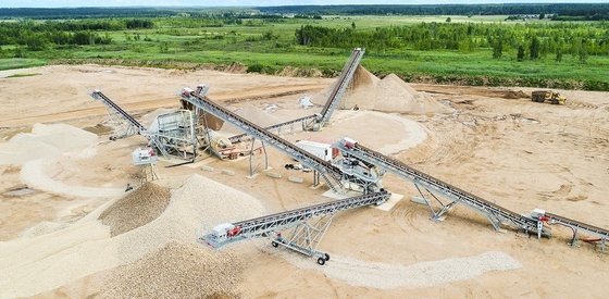 Kömür Teel Kordon Transfer Bantlı Konveyör Tripper Sabit 7.5kW - 250kW