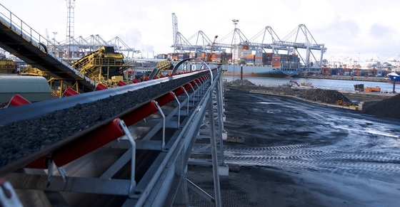 Kömür Teel Kordon Transfer Bantlı Konveyör Tripper Sabit 7.5kW - 250kW