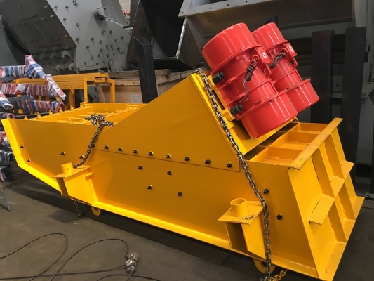 80 TPH Elektrikli Titreşimli Besleme Makinesi GZT 0724 Giriş Boyutu 0mm--1000mm