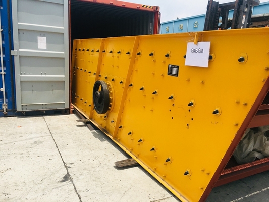 Mn Çelik Net ile Yuvarlak Ultrasonik Kum Titreşimli Eleme Makinesi 18.5Kw 3YK1848