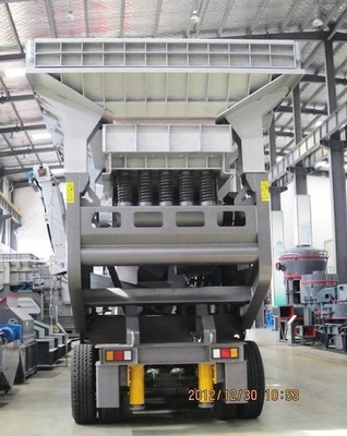 50 - 300 TPH Mobil Kırıcı Eleme Maden Konik Kırıcı 245mm Besleme Boyutu