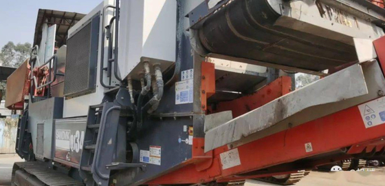 QJ341 2015 Yılında Yapılan Taşınabilir Kullanılmış Mobil Kırıcı Parça Çeneli Kırıcı