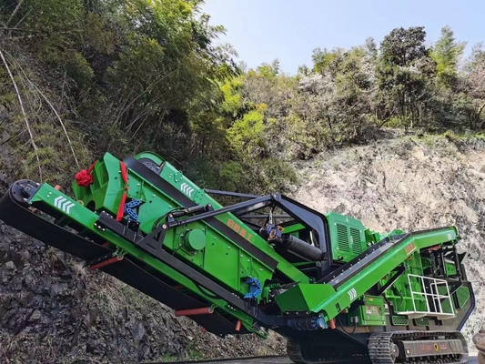 279Kw 230 t/h Maden Kırma Eleme Tesisi Taşınabilir Çeneli Kaya Kırıcı